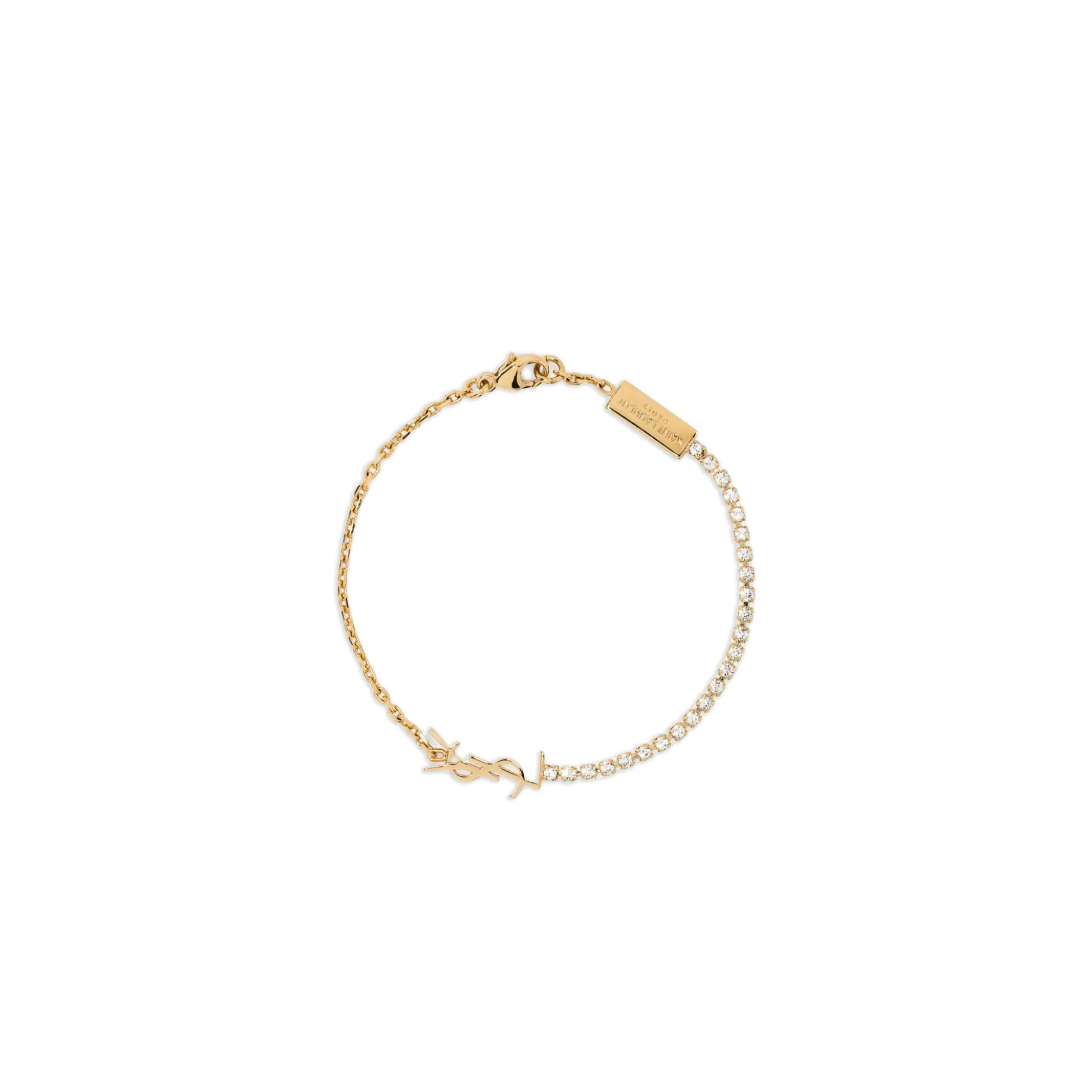 YSL MONOGRANNE CRYSTAL BRACELET 712345Y1526